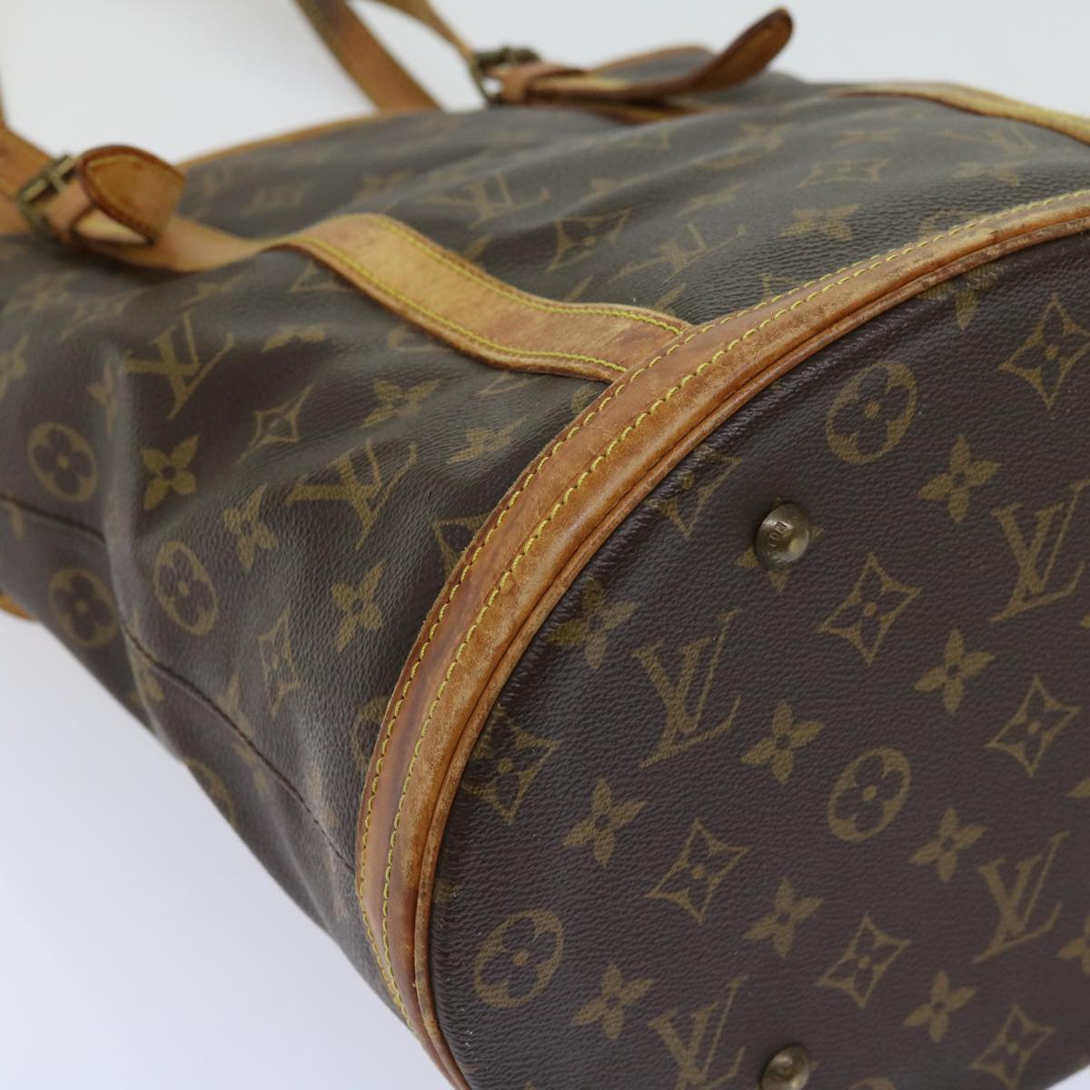 LOUIS VUITTON Monogram Bucket GM Shoulder Bag M42236 LV Auth th4458