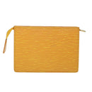 LOUIS VUITTON Epi Poche Toilette 15 Pouch Yellow LV Auth th4519-2