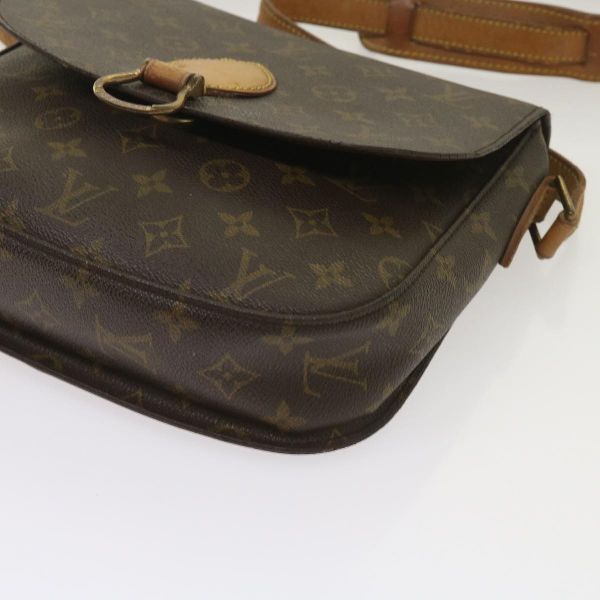 LOUIS VUITTON Monogram Saint Cloud GM Shoulder Bag M51242 LV Auth th4528