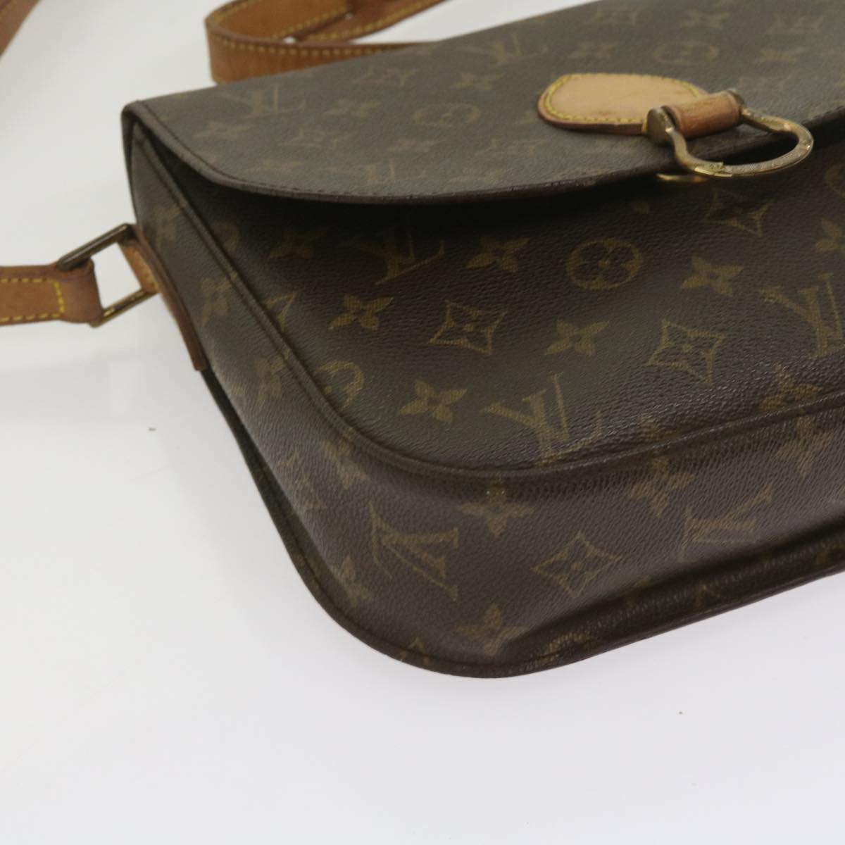 LOUIS VUITTON Monogram Saint Cloud GM Shoulder Bag M51242 LV Auth th4528