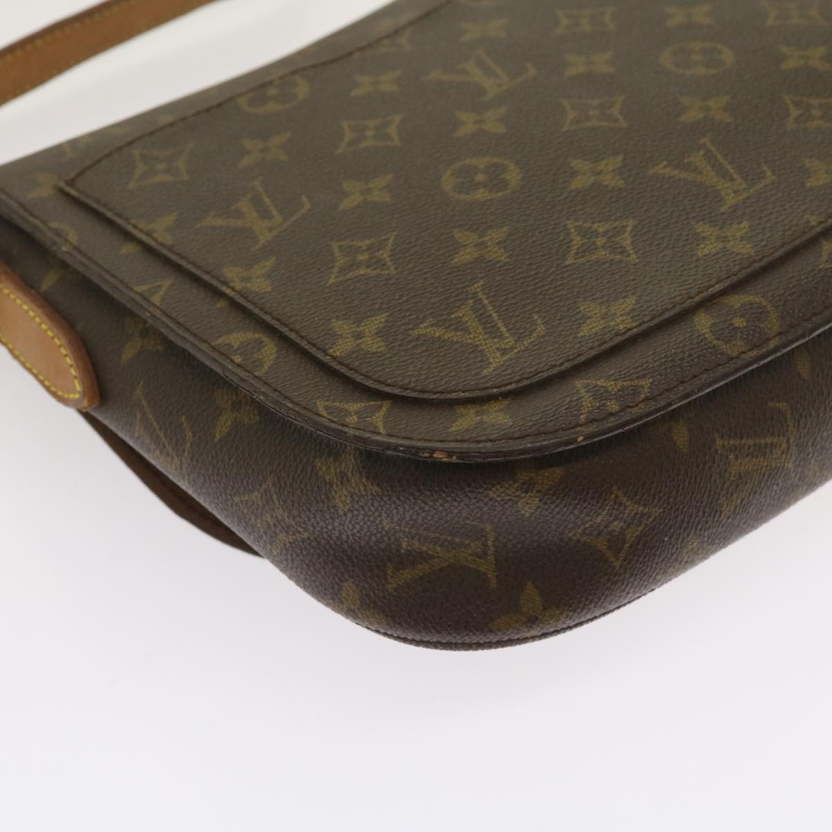 LOUIS VUITTON Monogram Saint Cloud GM Shoulder Bag M51242 LV Auth th4528