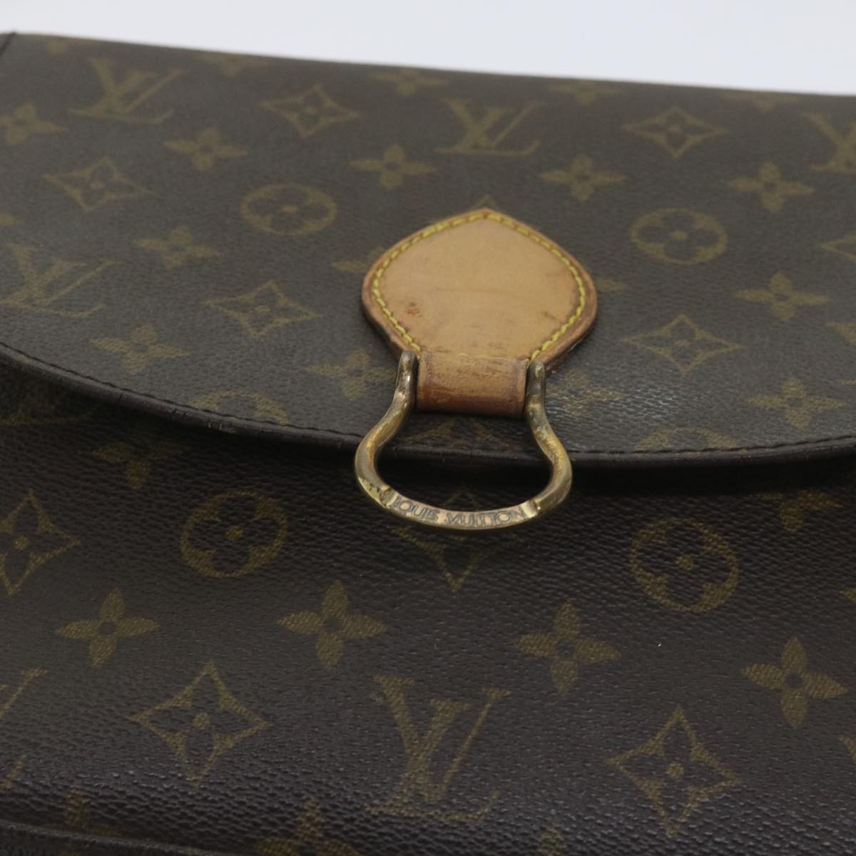 LOUIS VUITTON Monogram Saint Cloud GM Shoulder Bag M51242 LV Auth th4528