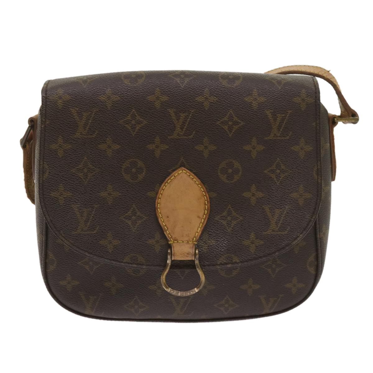 LOUIS VUITTON Monogram Saint Cloud GM Shoulder Bag M51242 LV Auth th4528