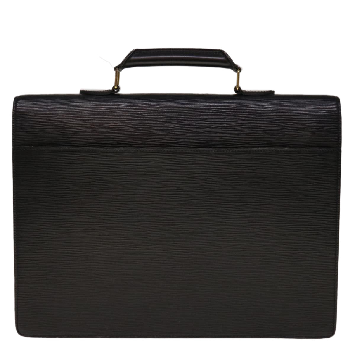 LOUIS VUITTON Epi Serviette Conseiller Briefcase Black M54422 LV Auth th4532 - 0