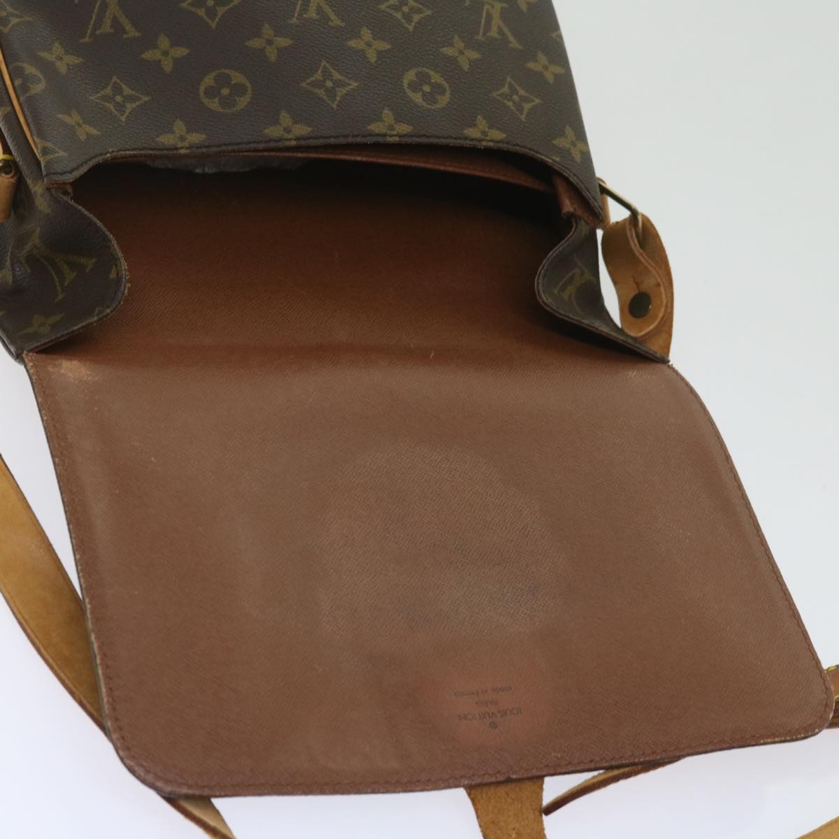 LOUIS VUITTON Monogram Cartouchiere GM Shoulder Bag M51252 LV Auth th4536