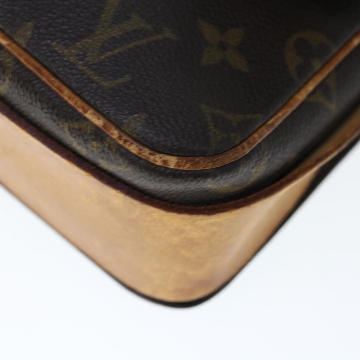 LOUIS VUITTON Monogram Cartouchiere GM Shoulder Bag M51252 LV Auth th4537