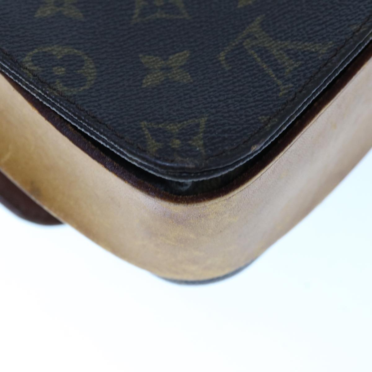 LOUIS VUITTON Monogram Cartouchiere GM Shoulder Bag M51252 LV Auth th4537