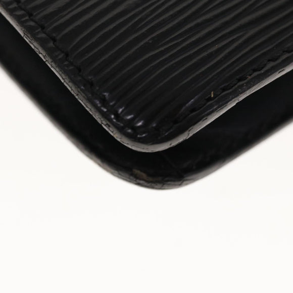 LOUIS VUITTON Epi Pochette Homme Clutch Bag Black M52522 LV Auth th4538