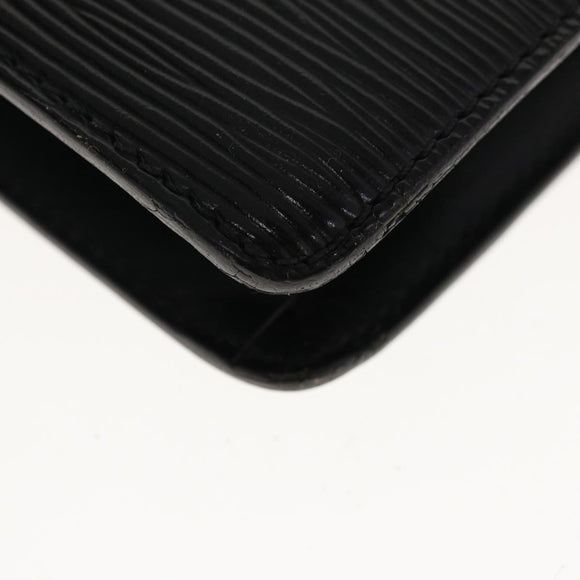 LOUIS VUITTON Epi Pochette Homme Clutch Bag Black M52522 LV Auth th4538