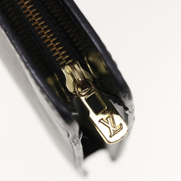 LOUIS VUITTON Epi Pochette Homme Clutch Bag Black M52522 LV Auth th4538