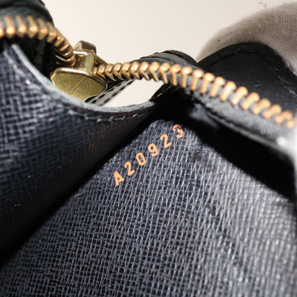 LOUIS VUITTON Epi Pochette Homme Clutch Bag Black M52522 LV Auth th4538