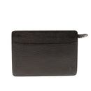 LOUIS VUITTON Epi Pochette Homme Clutch Bag Black M52522 LV Auth th4538-13