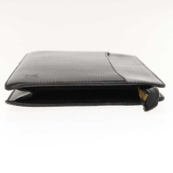 LOUIS VUITTON Epi Pochette Homme Clutch Bag Black M52522 LV Auth th4538