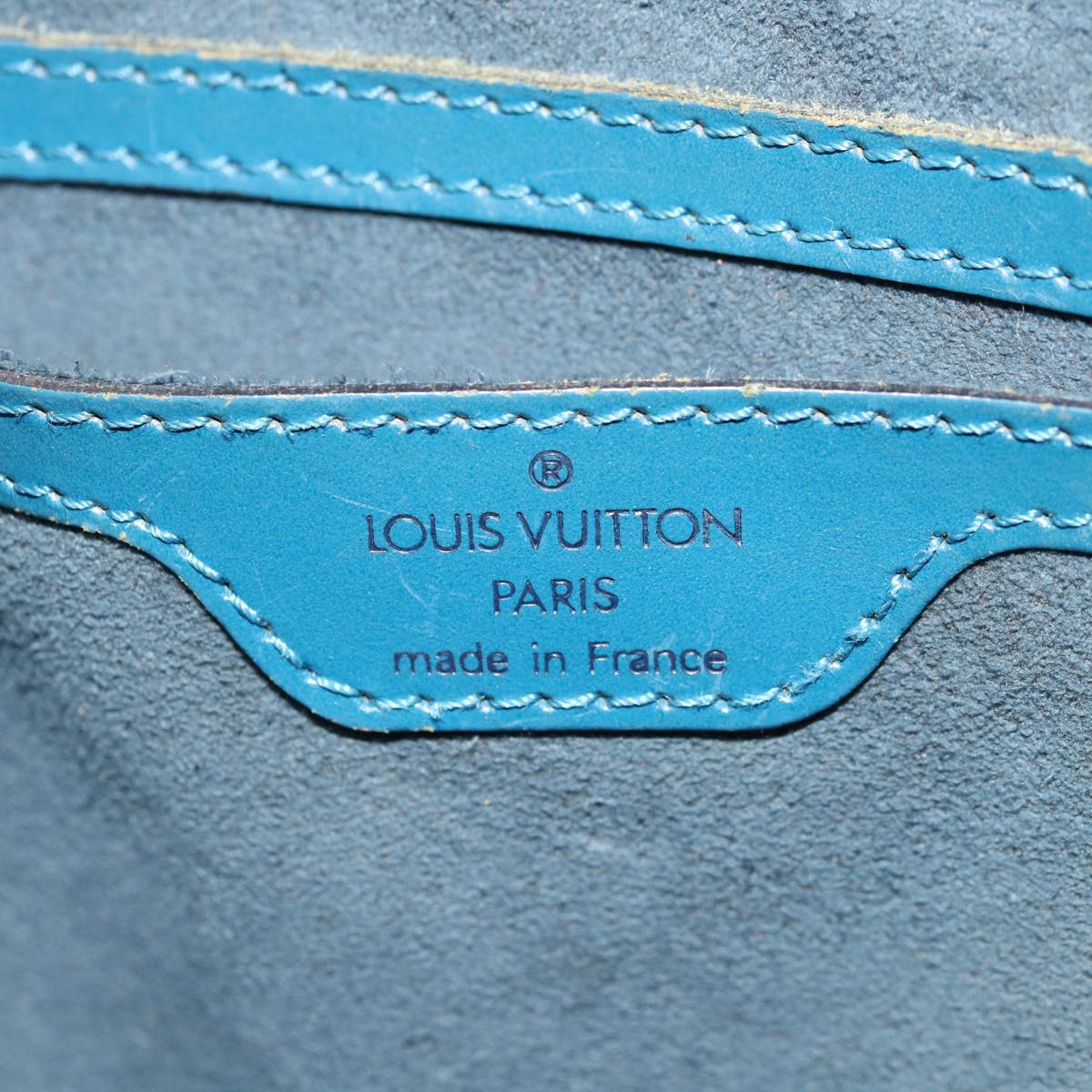 LOUIS VUITTON Epi Saint Jacques Shoulder Bag Blue M52275 LV Auth th4543