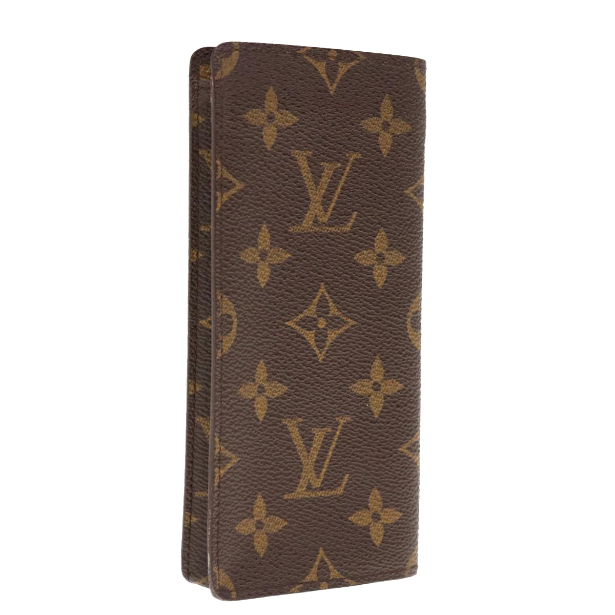 LOUIS VUITTON Monogram Etui Lunette Simple Glasses Case M62962 LV Auth th4554