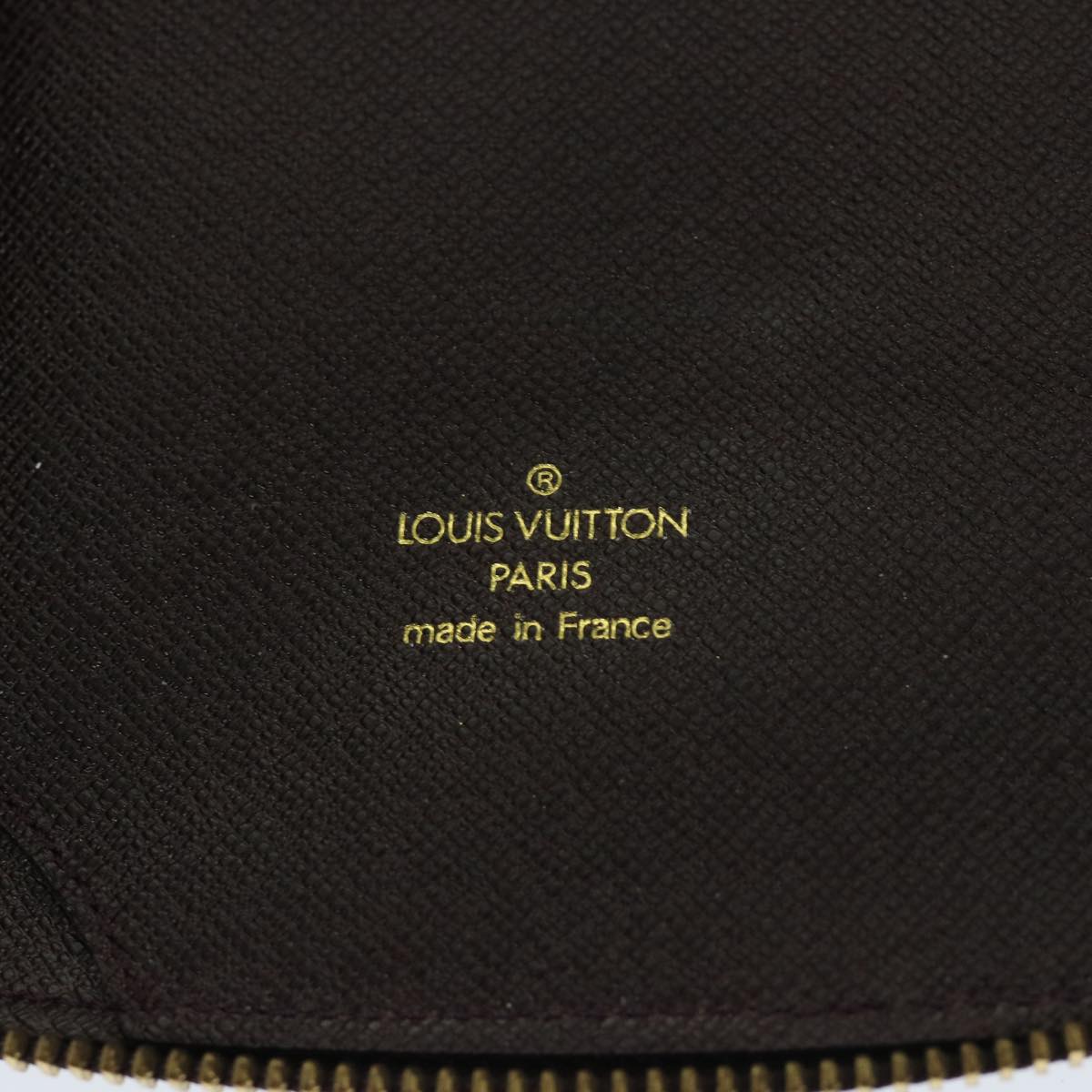 LOUIS VUITTON Taiga Organizer Atoll Travel Case Acajou M30656 LV Auth th4595