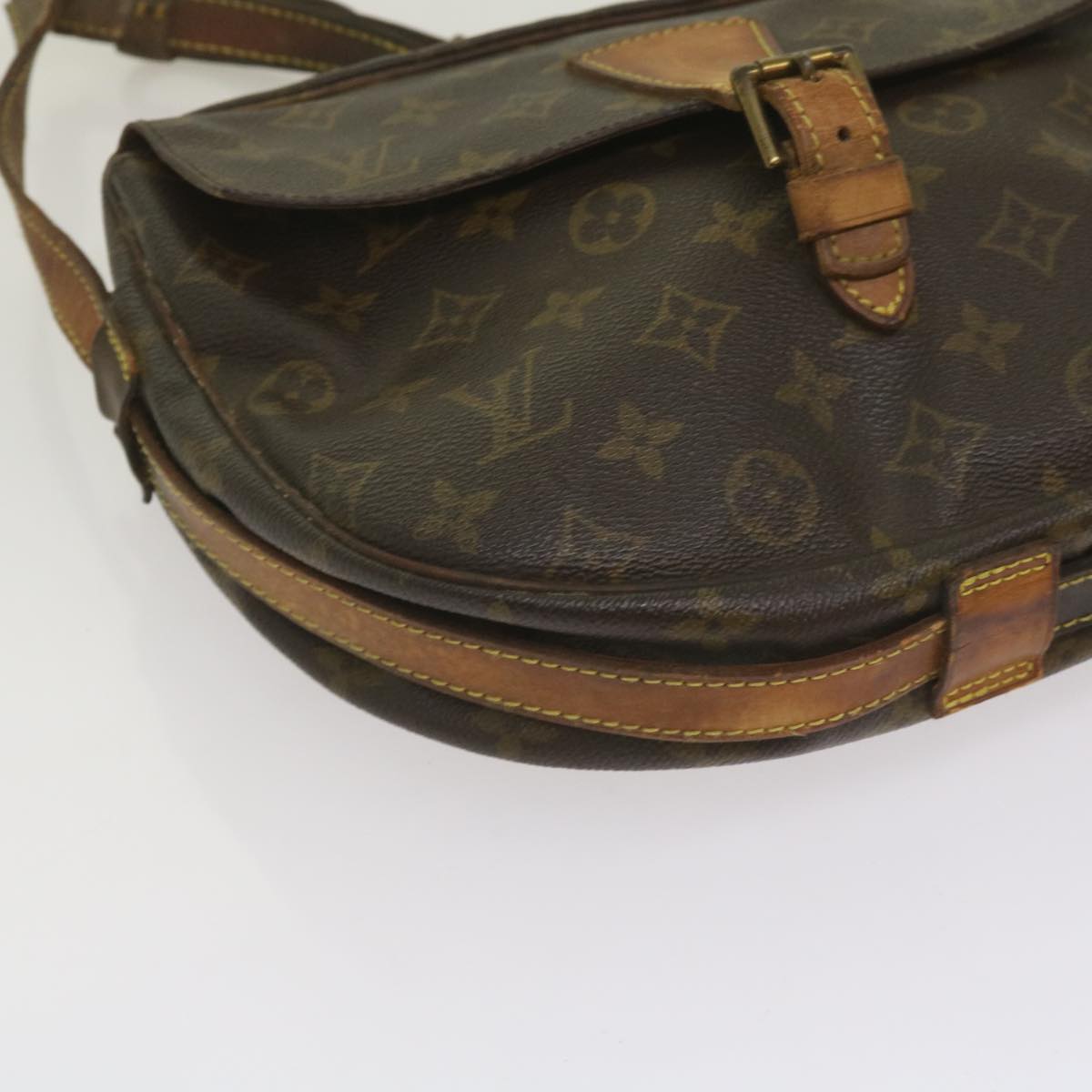 LOUIS VUITTON Monogram Jeune Fille GM Shoulder Bag M51225 LV Auth th4625