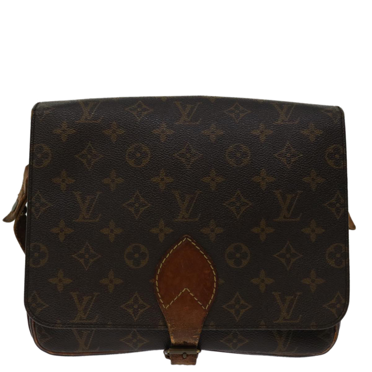 LOUIS VUITTON Monogram Cartouchiere GM Shoulder Bag M51252 LV Auth th4639