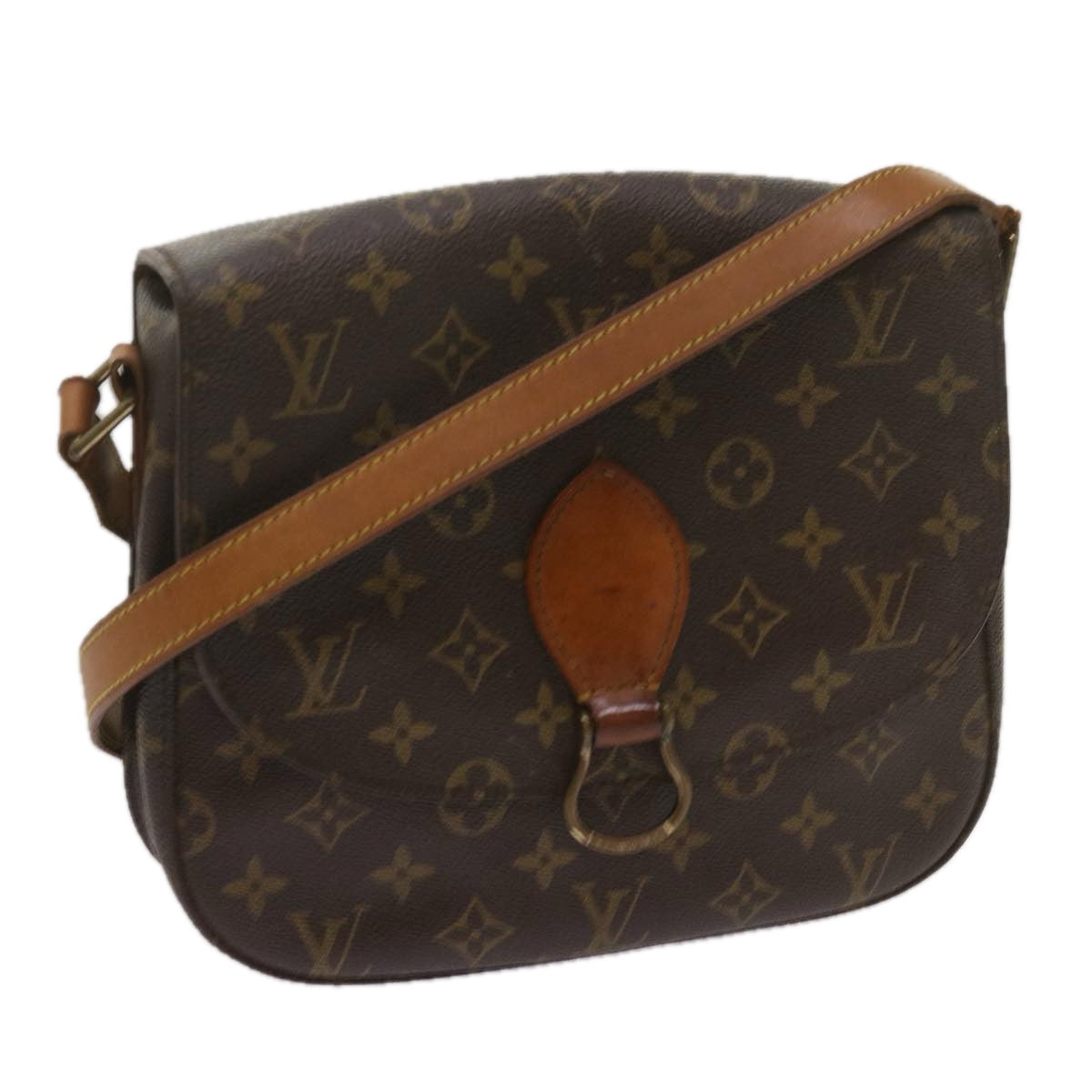 LOUIS VUITTON Monogram Saint Cloud GM Shoulder Bag M51242 LV Auth th4642