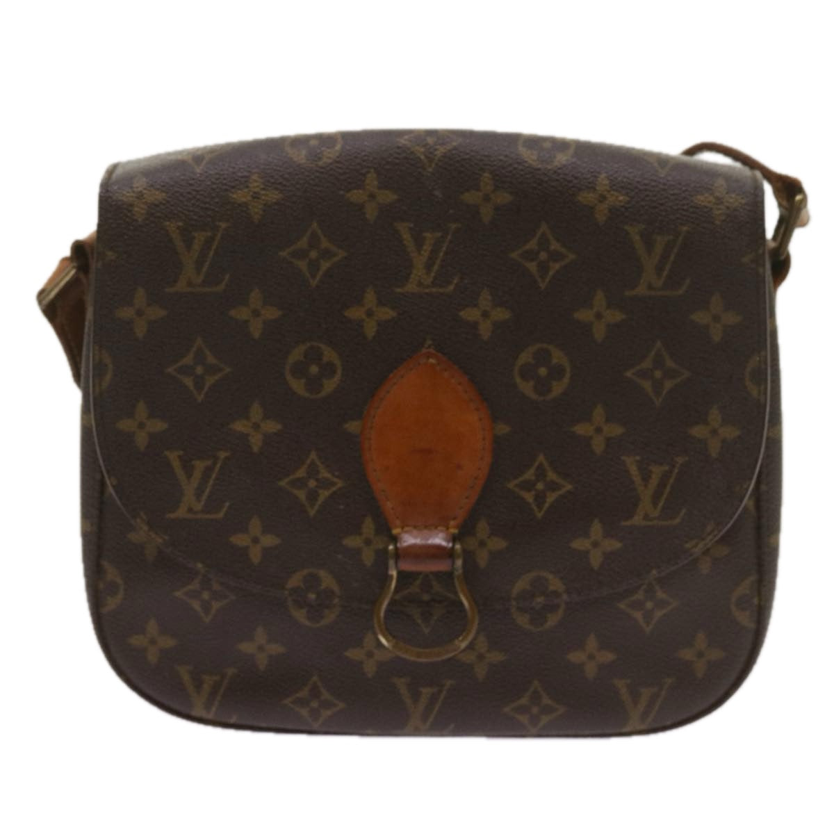 LOUIS VUITTON Monogram Saint Cloud GM Shoulder Bag M51242 LV Auth th4642