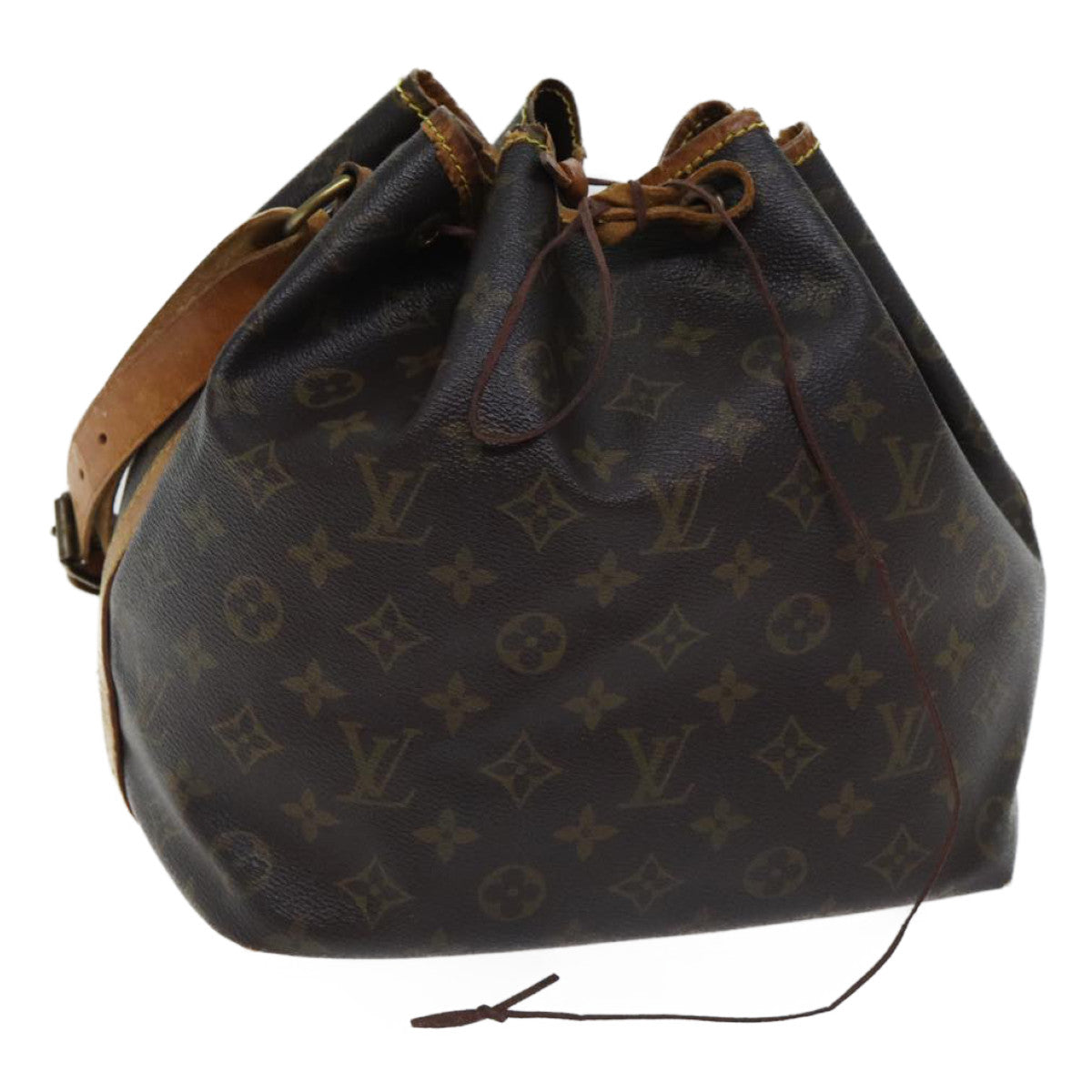 LOUIS VUITTON Monogram Petit Noe Shoulder Bag M42226 LV Auth th4645