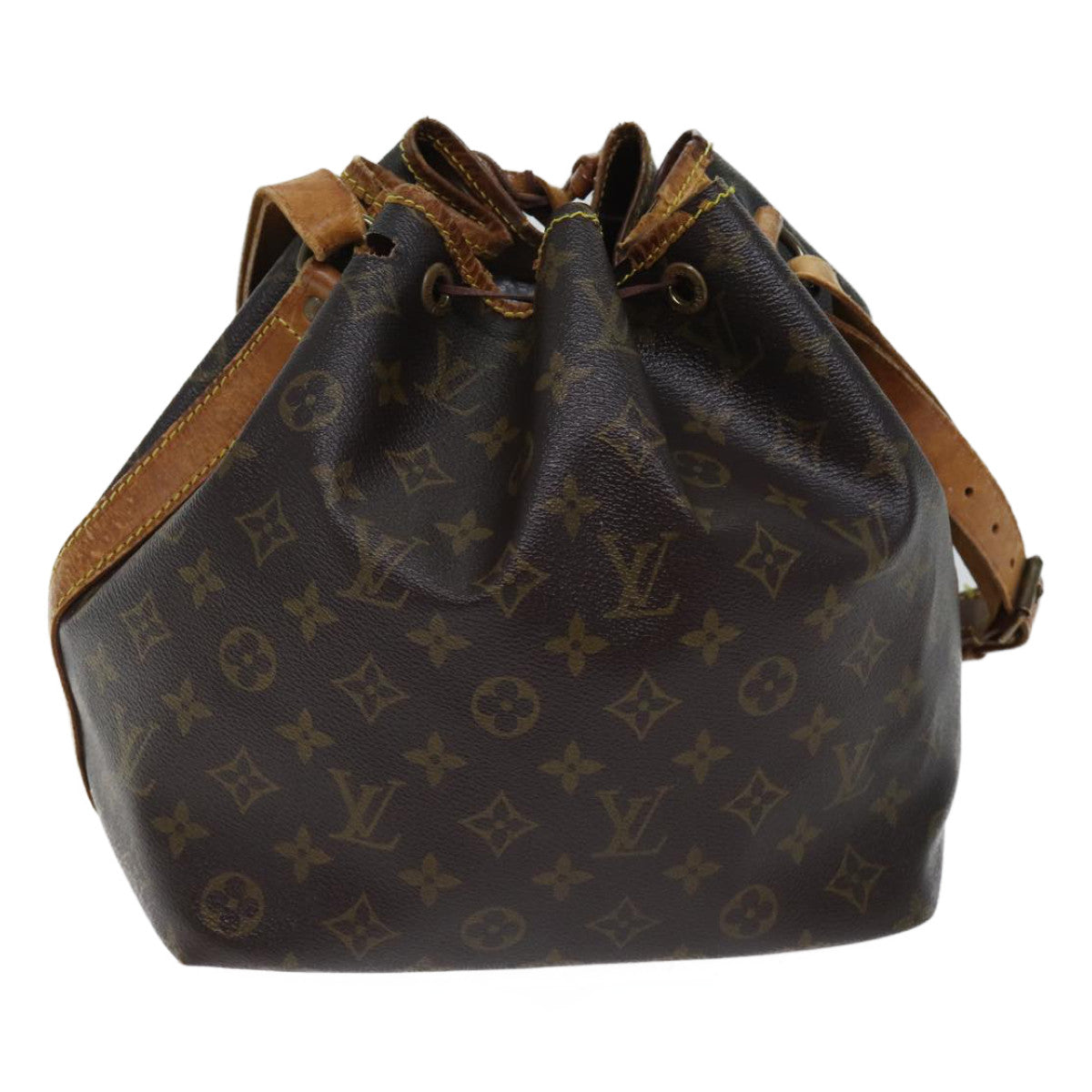 LOUIS VUITTON Monogram Petit Noe Shoulder Bag M42226 LV Auth th4645