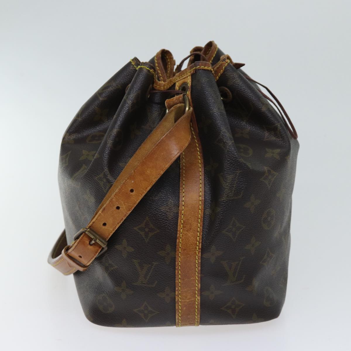 LOUIS VUITTON Monogram Petit Noe Shoulder Bag M42226 LV Auth th4645