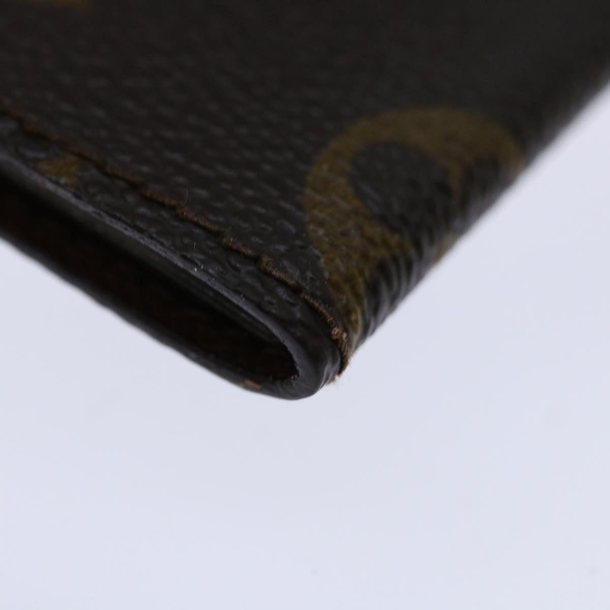 LOUIS VUITTON Monogram Porte Cartes Credit Pression Card Case M60937 Auth th4664