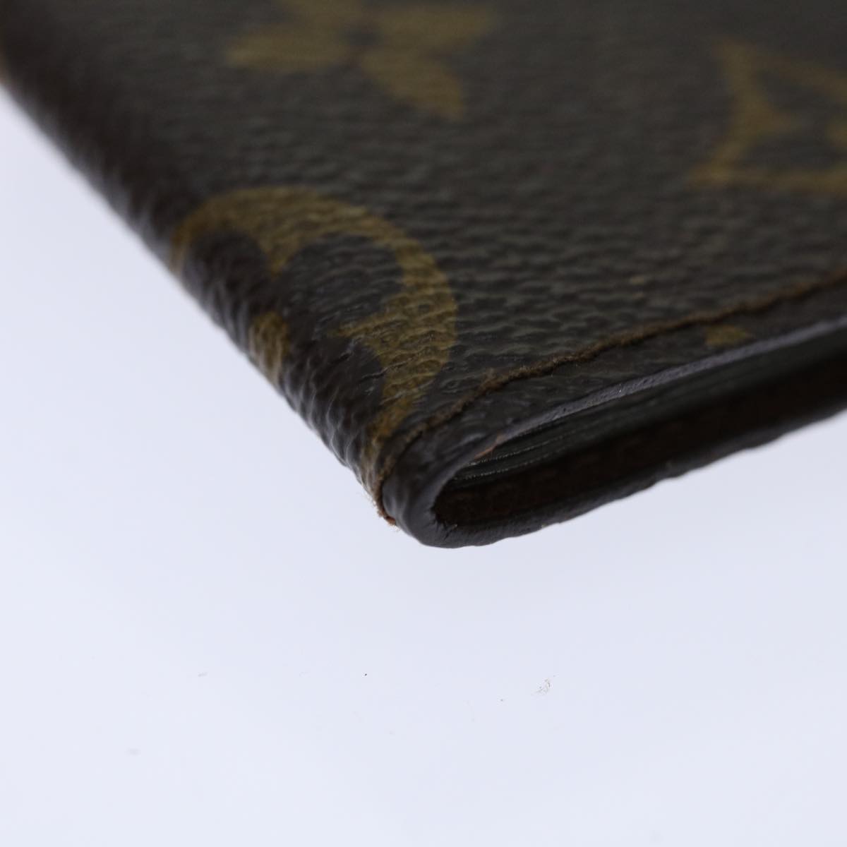 LOUIS VUITTON Monogram Porte Cartes Credit Pression Card Case M60937 Auth th4664