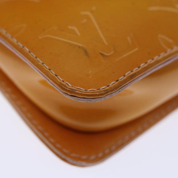 LOUIS VUITTON Vernis Lexington Pouch Marshmallow Pink M91057 LV Auth th4673