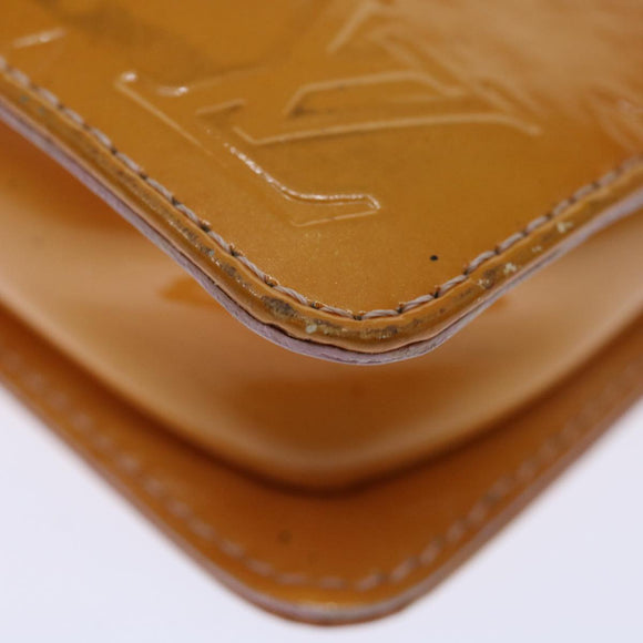 LOUIS VUITTON Vernis Lexington Pouch Marshmallow Pink M91057 LV Auth th4673