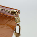 LOUIS VUITTON Vernis Lexington Pouch Marshmallow Pink M91057 LV Auth th4673-17