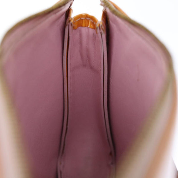 LOUIS VUITTON Vernis Lexington Pouch Marshmallow Pink M91057 LV Auth th4673