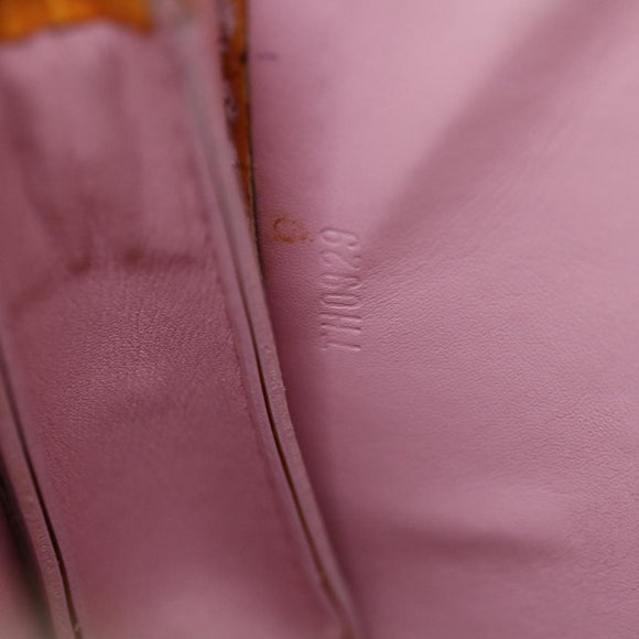 LOUIS VUITTON Vernis Lexington Pouch Marshmallow Pink M91057 LV Auth th4673