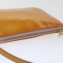 LOUIS VUITTON Vernis Lexington Pouch Marshmallow Pink M91057 LV Auth th4673-7