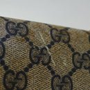 GUCCI GG Supreme Sherry Line Clutch Bag PVC Navy Red 89 01 030 Auth th4694-9