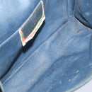 GUCCI GG Supreme Sherry Line Clutch Bag PVC Navy Red 89 01 030 Auth th4694-10