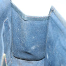 GUCCI GG Supreme Sherry Line Clutch Bag PVC Navy Red 89 01 030 Auth th4694-18