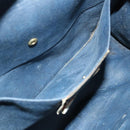 GUCCI GG Supreme Sherry Line Clutch Bag PVC Navy Red 89 01 030 Auth th4694-11