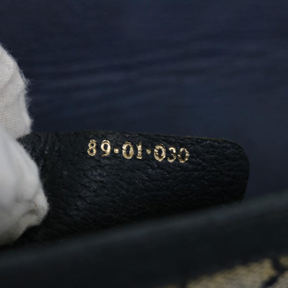 GUCCI GG Supreme Sherry Line Clutch Bag PVC Navy Red 89 01 030 Auth th4694