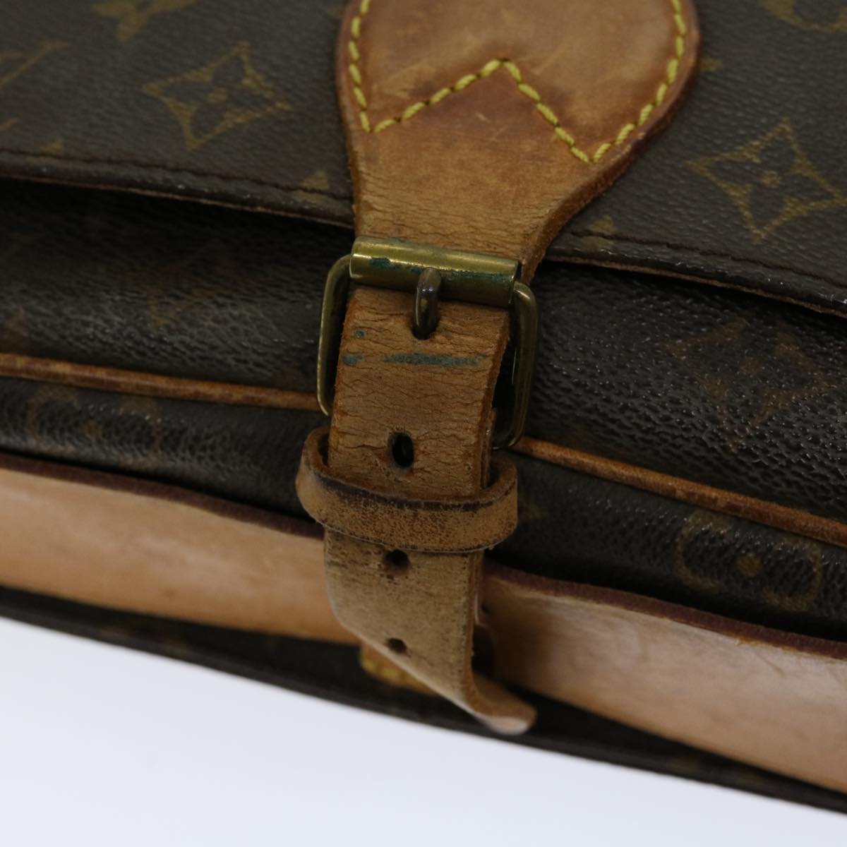 LOUIS VUITTON Monogram Cartouchiere GM Shoulder Bag M51252 LV Auth th4707