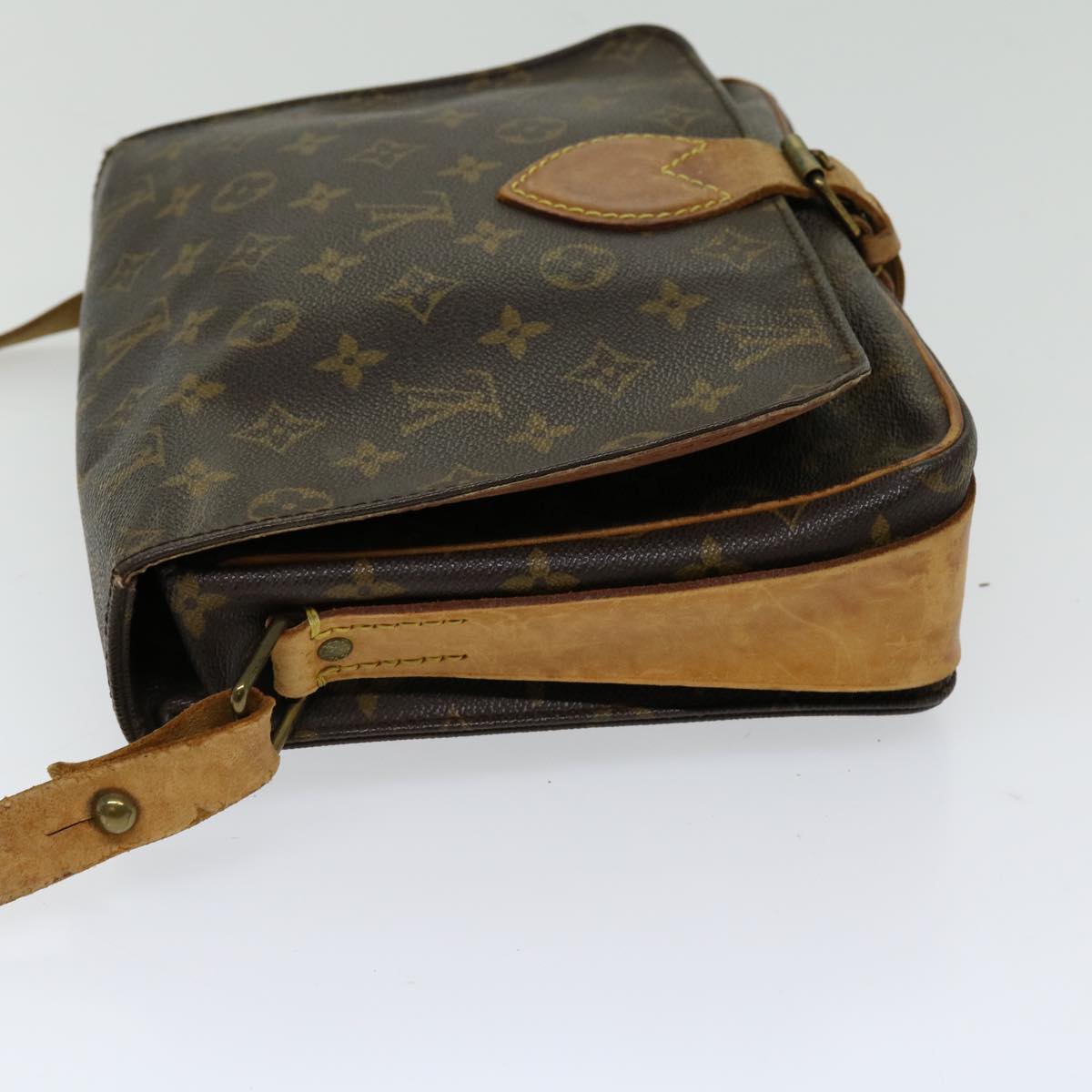 LOUIS VUITTON Monogram Cartouchiere GM Shoulder Bag M51252 LV Auth th4707