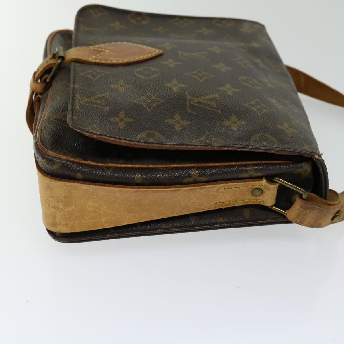 LOUIS VUITTON Monogram Cartouchiere GM Shoulder Bag M51252 LV Auth th4707