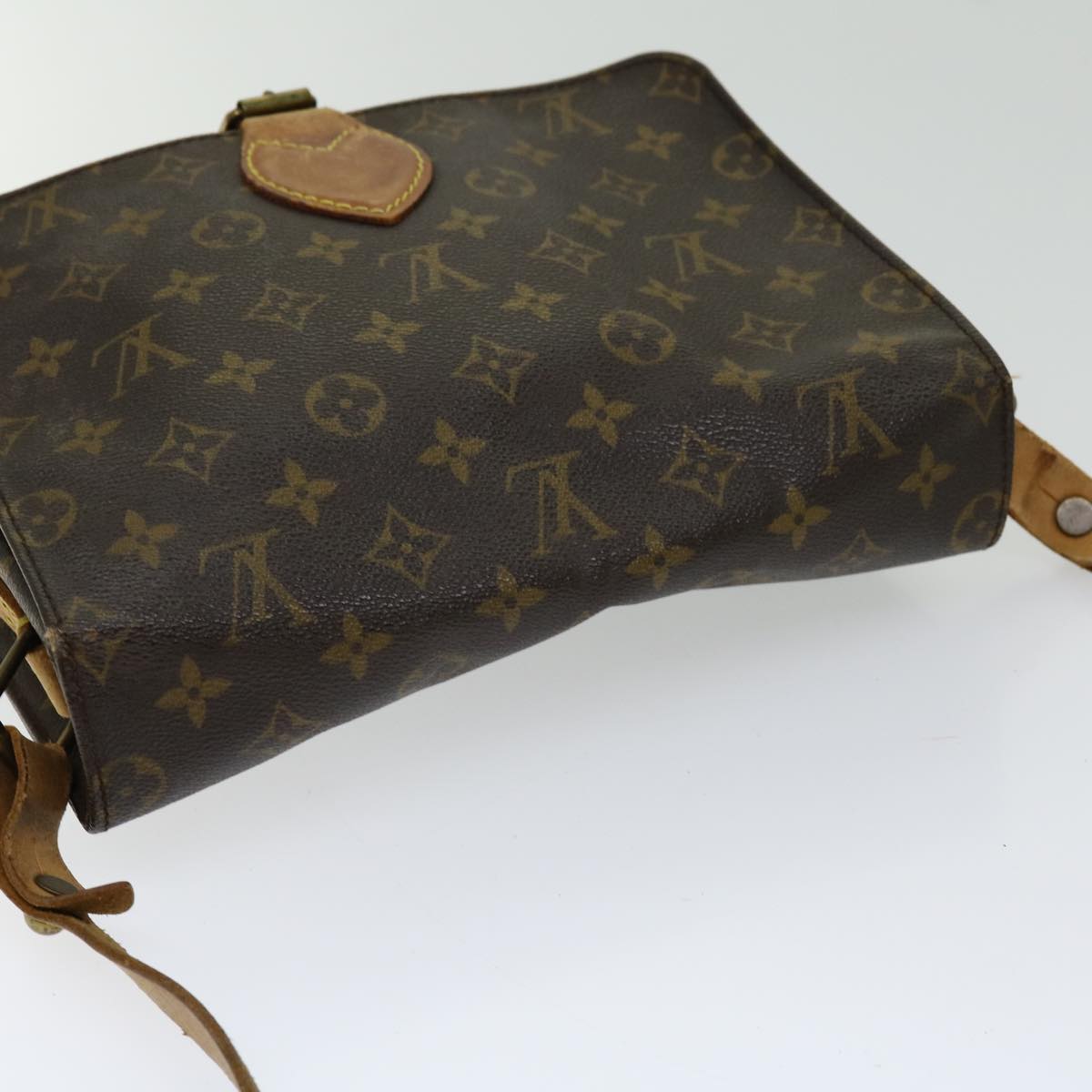 LOUIS VUITTON Monogram Cartouchiere GM Shoulder Bag M51252 LV Auth th4707