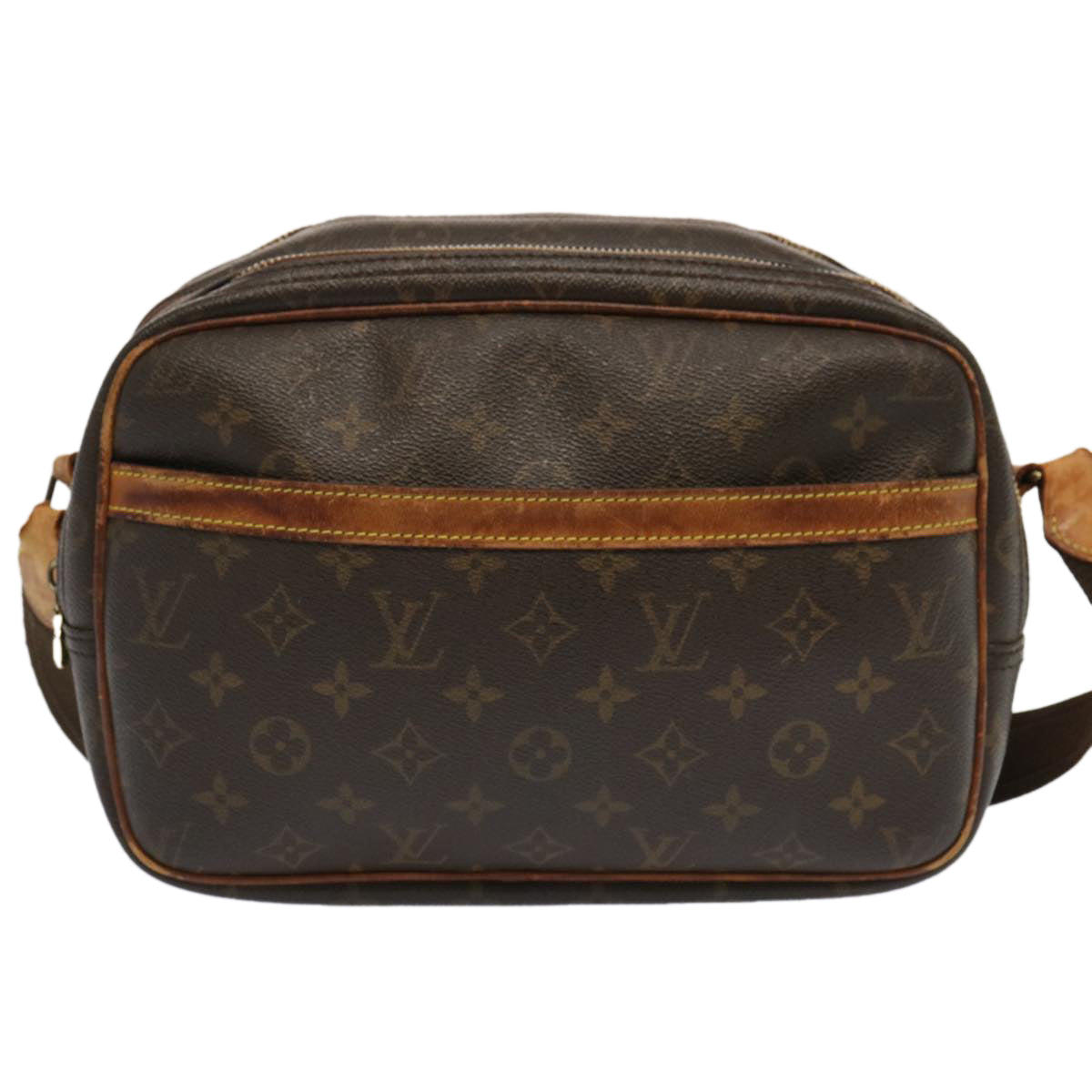 LOUIS VUITTON Monogram Reporter PM Shoulder Bag M45254 LV Auth th4709