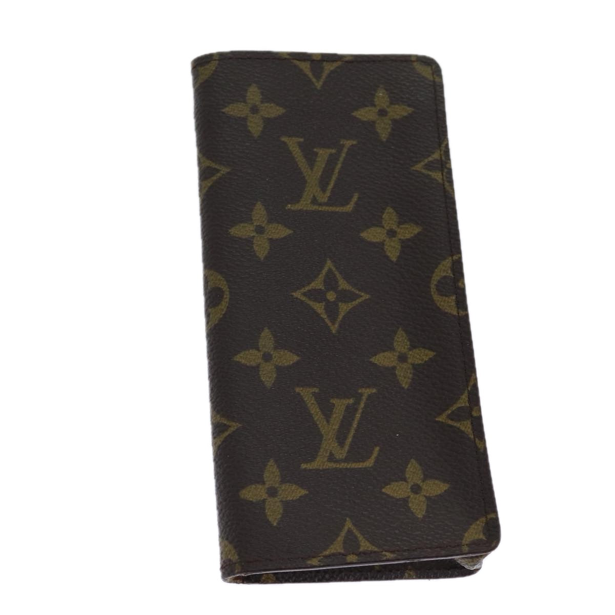 LOUIS VUITTON Monogram Etui Lunette Simple Glasses Case M62962 LV Auth th4714