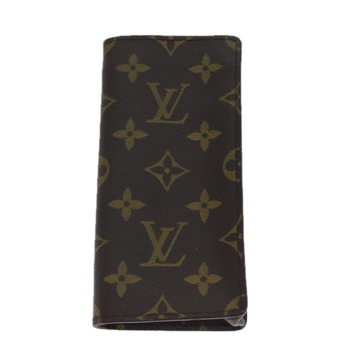 LOUIS VUITTON Monogram Etui Lunette Simple Glasses Case M62962 LV Auth th4714