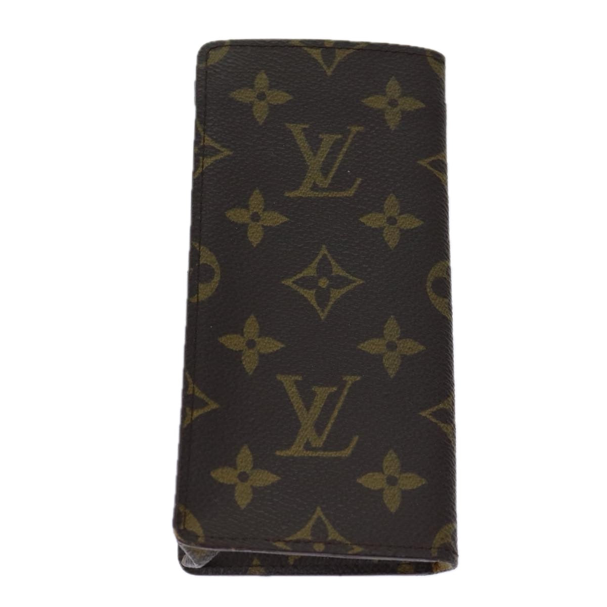 LOUIS VUITTON Monogram Etui Lunette Simple Glasses Case M62962 LV Auth th4714 - 0