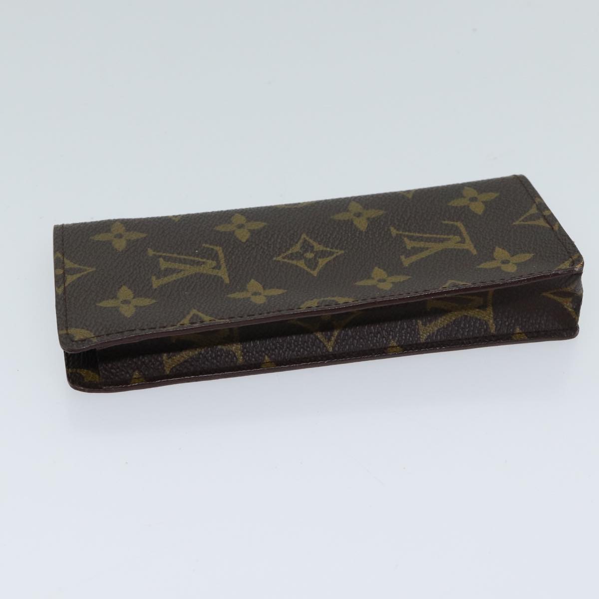 LOUIS VUITTON Monogram Etui Lunette Simple Glasses Case M62962 LV Auth th4714