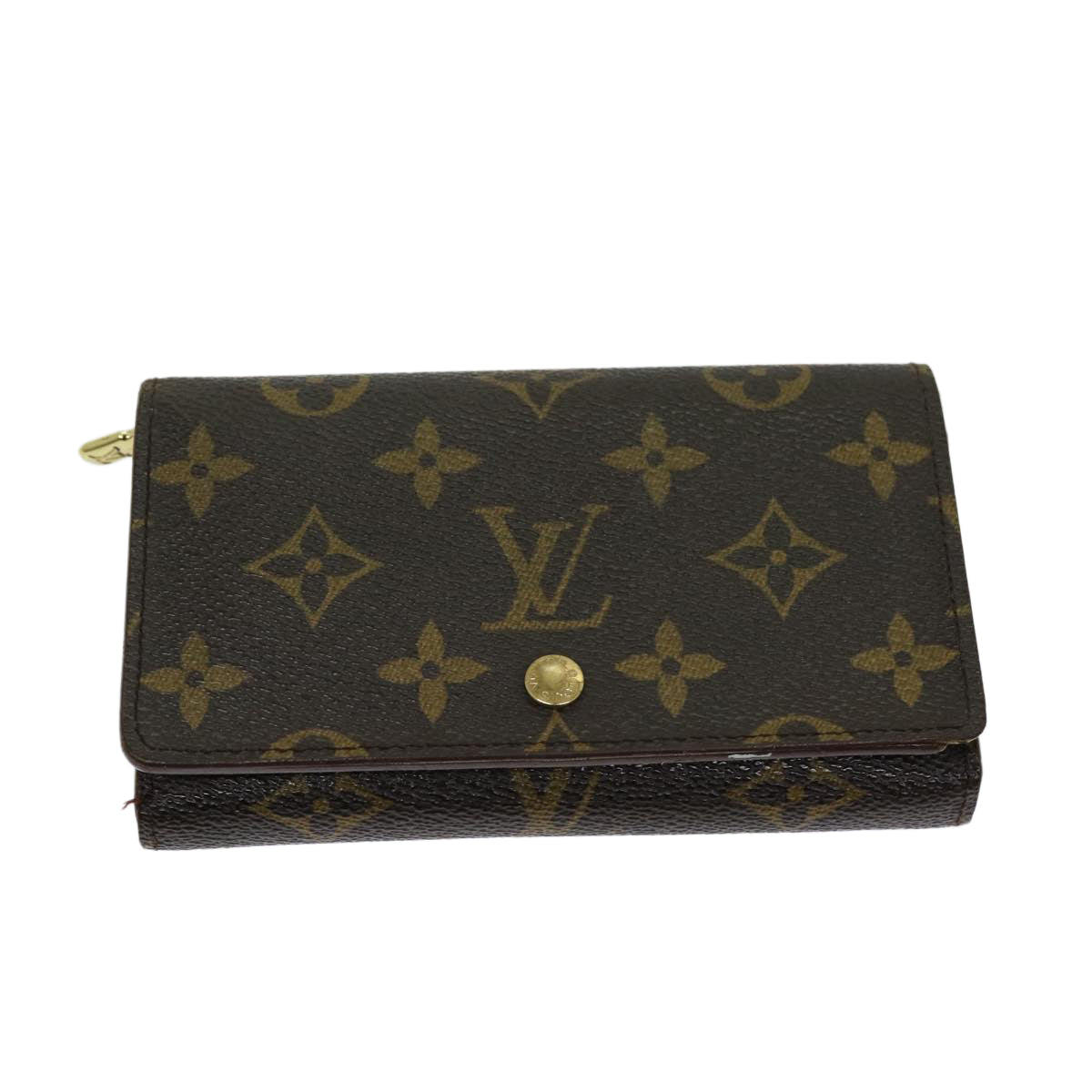 LOUIS VUITTON Monogram Porte Monnaie Billets Tresor Wallet M61730 LV Auth th4716 - 0